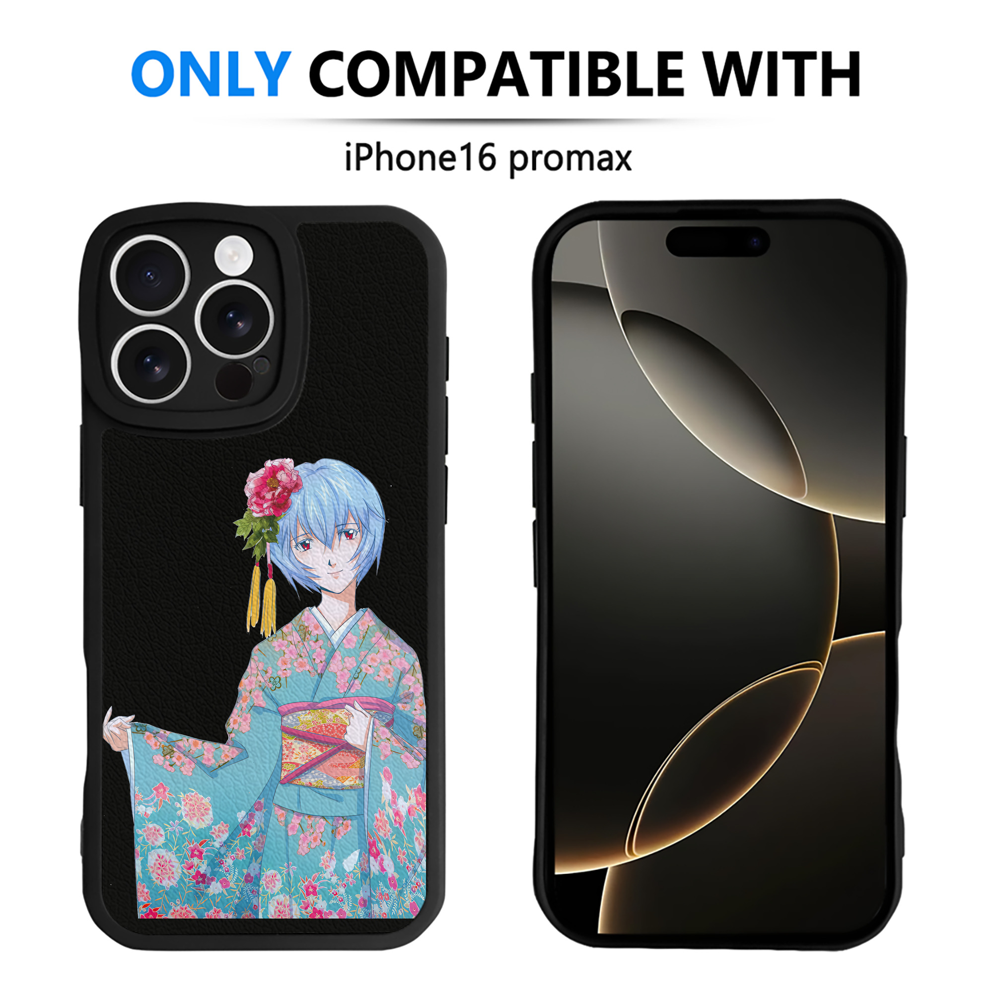 （画像用） EVA 新世紀エヴァンゲリオン 【iPhone 16シリーズ対応】シリコンスマホケース（レザー調） 材質：シリコン